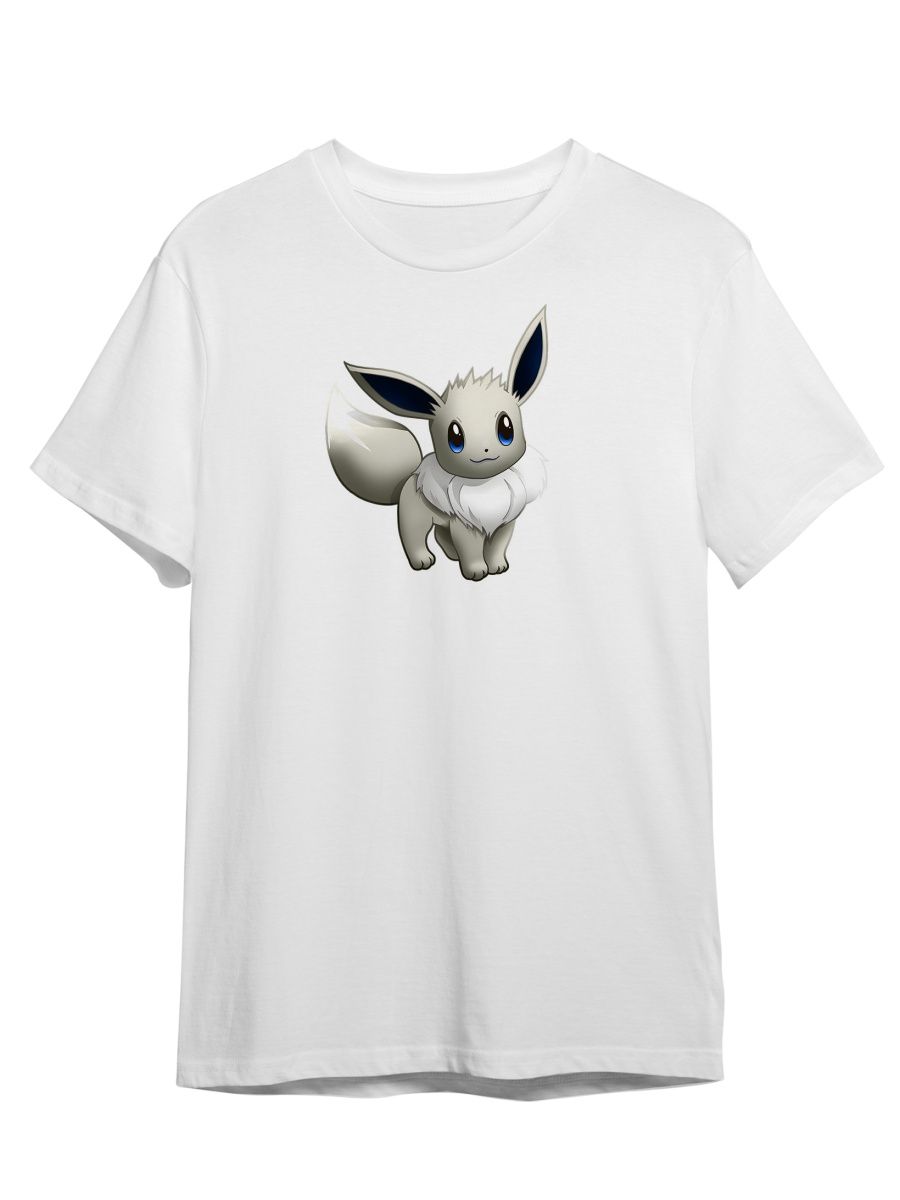 Футболка унисекс Каждому Своё Pokemon/Покемон/Аниме MUPK28 белая 2XL