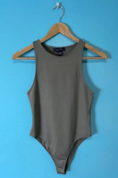 Боди женское Zechka zck0365 хаки XL (доставка из-за рубежа)