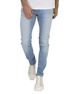 Мужские джинсы скинни Jack - Jones Liam Original 002, синие