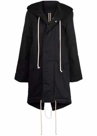 Rick Owens DRKSHDW парка с капюшоном