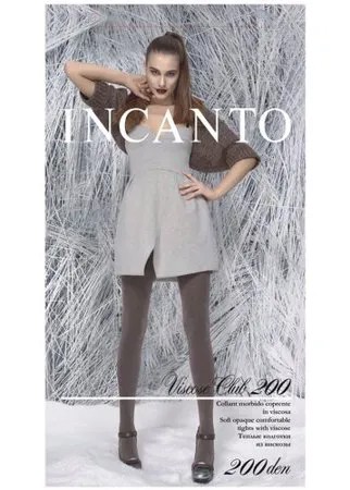 Колготки теплые Incanto Viscose Club 200, размер II, marrone (шоколад)