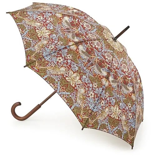 L715-2593 StrawberryThief (Птицы) Зонт женский трость Morris Co Fulton