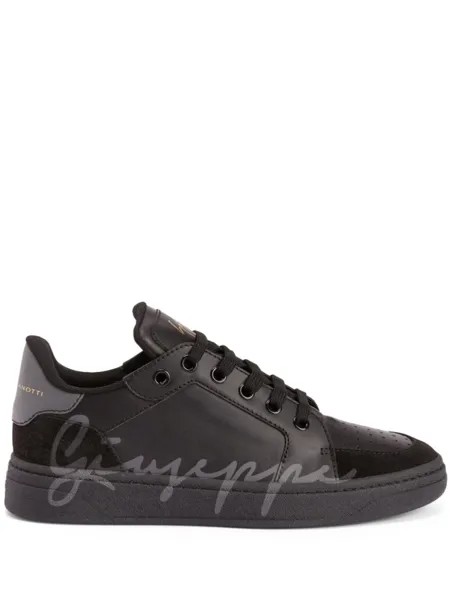 Giuseppe Zanotti кроссовки GZ94 на шнуровке, черный
