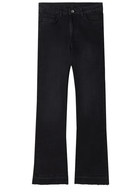 Джинсы с загрузочным кроем Calzedonia, черный