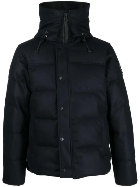 Canada Goose пуховик с капюшоном, синий
