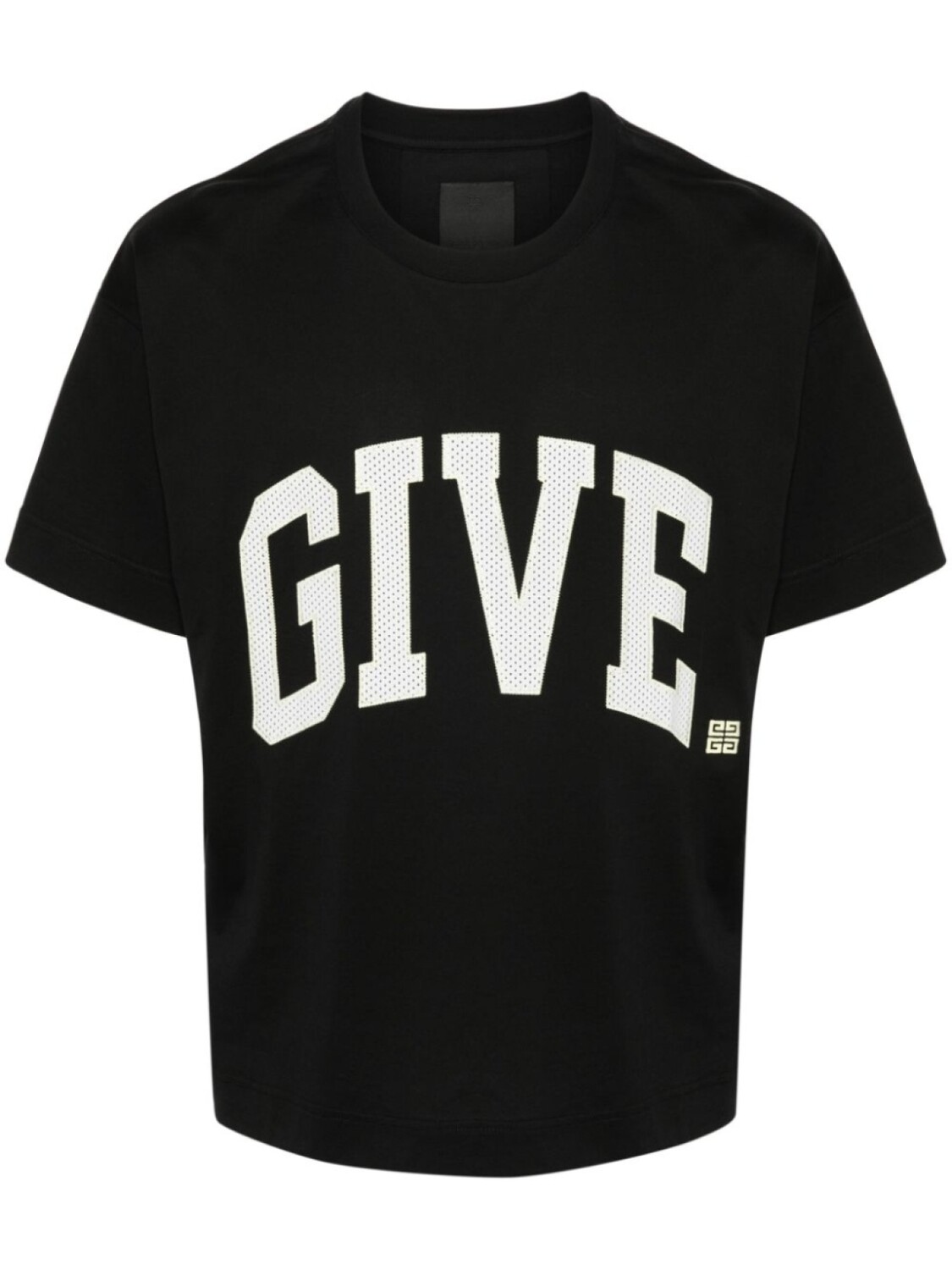 Givenchy футболка с вышитым логотипом, черный