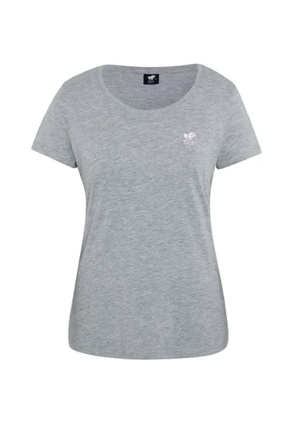 Футболка с логотипом POLO SYLT, цвет Neutr Gray