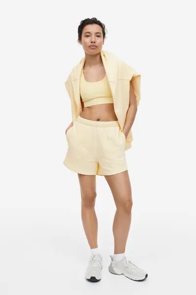 Спортивные шорты из трикотажа DryMove H&M