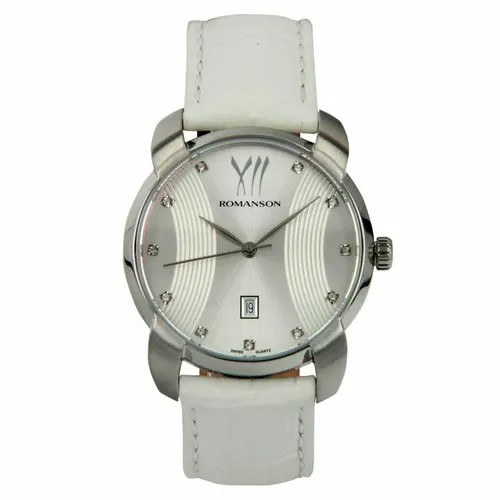 Наручные часы ROMANSON TL 1250LL 1W(WH), белый, серебряный