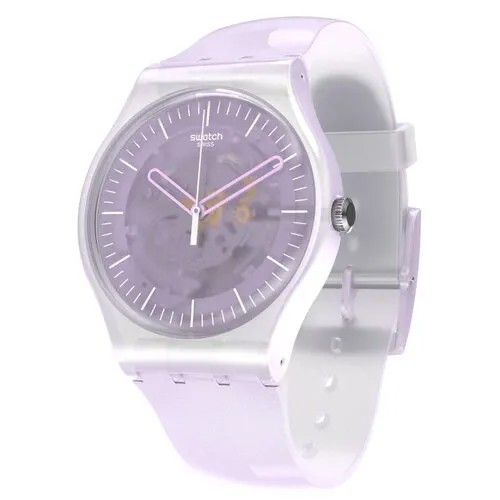 Наручные часы swatch suok155 женские, кварцевые, розовый
