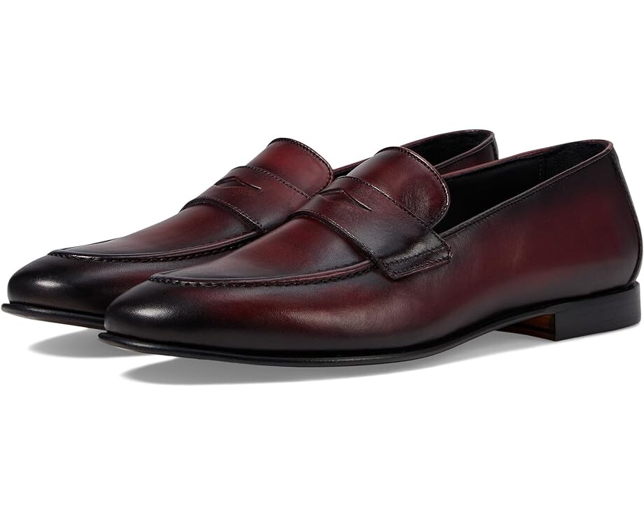 Лоферы Massimo Matteo Corazzano Penny Loafer, бордовый