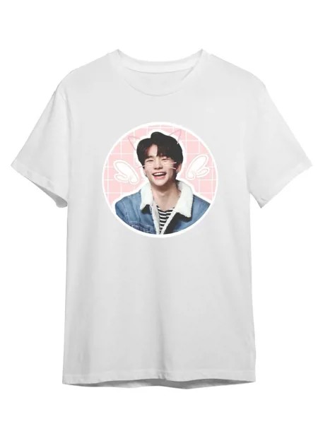Футболка унисекс Каждому Своё Stray Kids/K-Pop/Корея MGSK23 белая 3XL