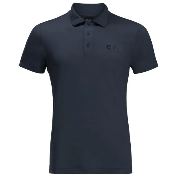 Рубашка поло Jack Wolfskin Travel Polo, цвет Night Blue