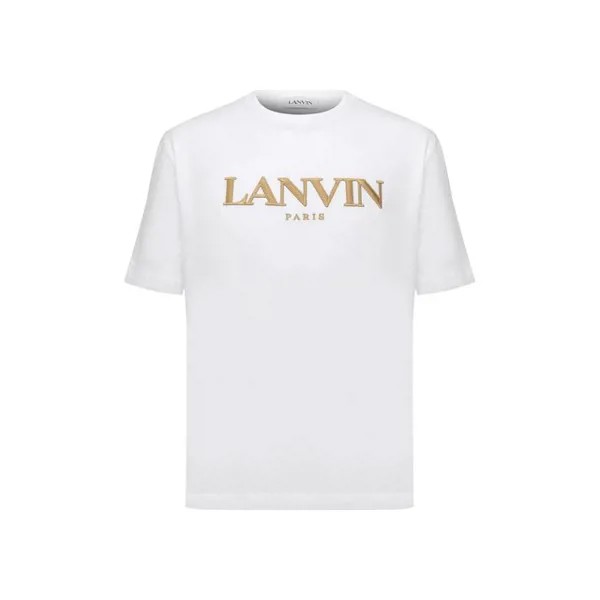 Хлопковая футболка Lanvin