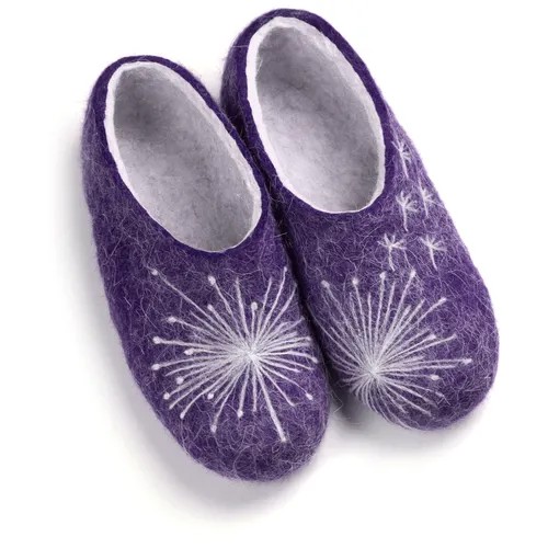 Тапочки WOOLE, размер 41, фиолетовый