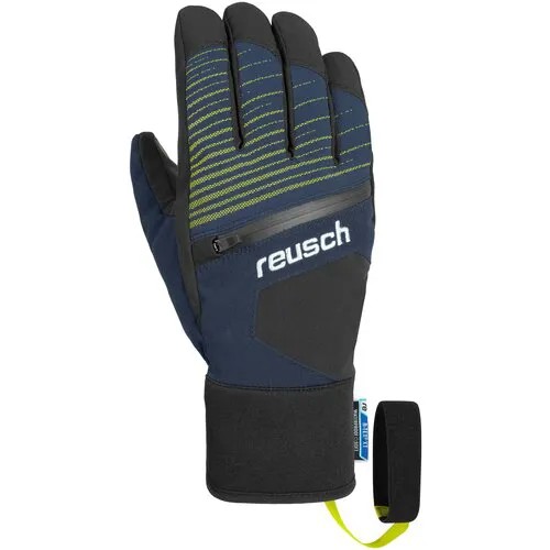 Перчатки Reusch, черный, синий