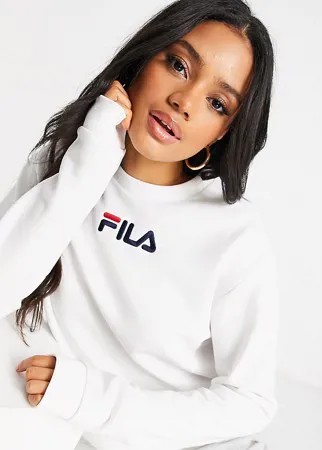 Белый oversized-свитшот с большим логотипом на груди Fila – эксклюзивно для ASOS