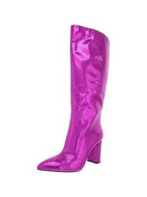INC Женские фиолетовые классические сапоги с острым носком на блочном каблуке 5.5