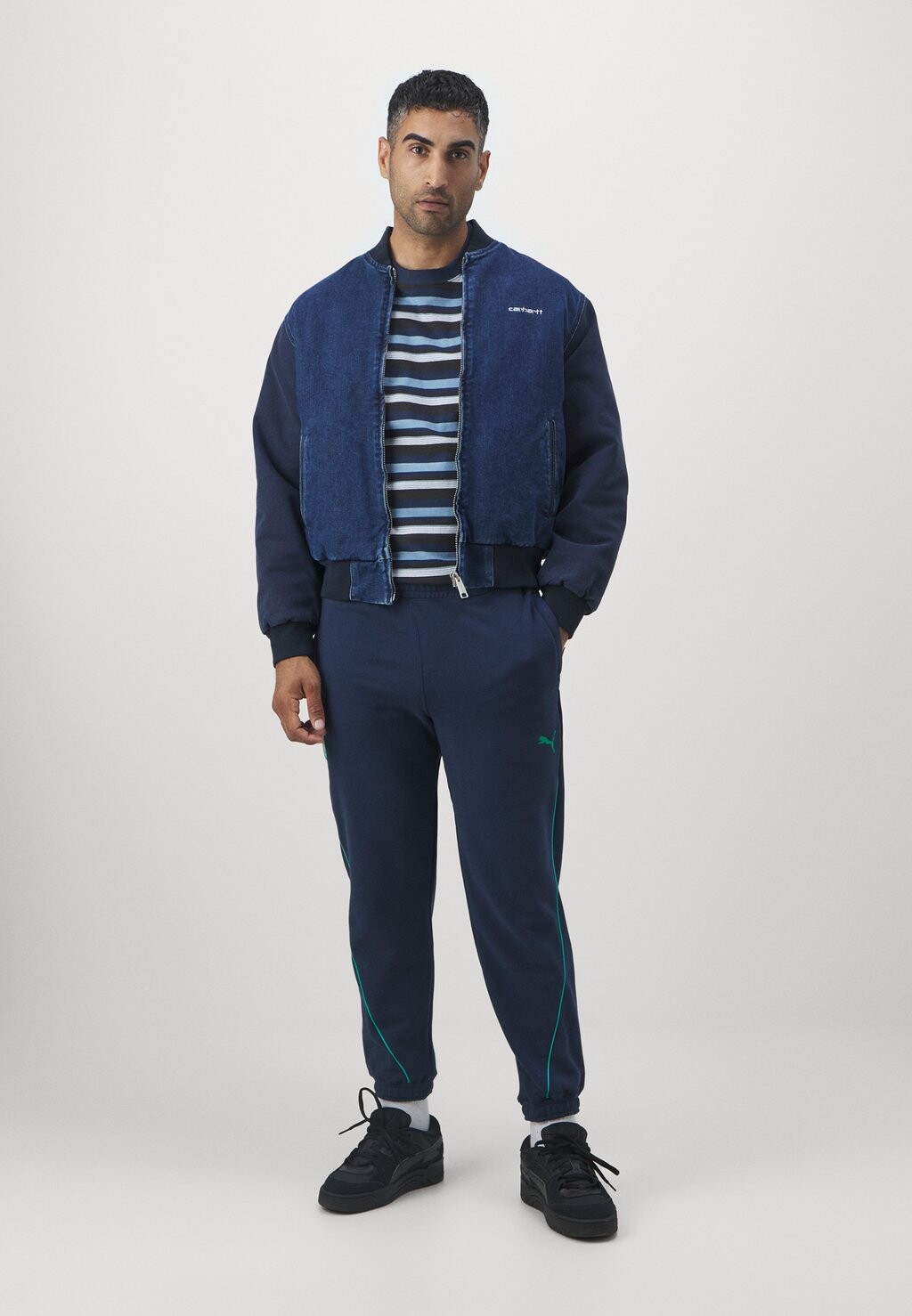 Спортивные штаны VENICEBALL T-73 PANT Puma, темно-синий
