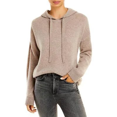 Женская черно-коричневая кашемировая рубашка Private Label, пуловер, свитер, топ S BHFO 6492