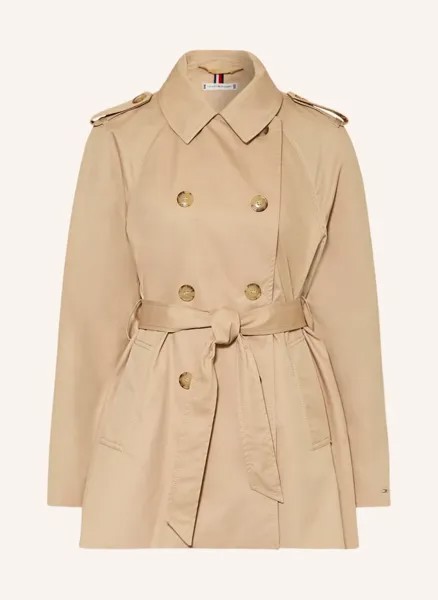 Тренч Tommy Hilfiger, бежевый