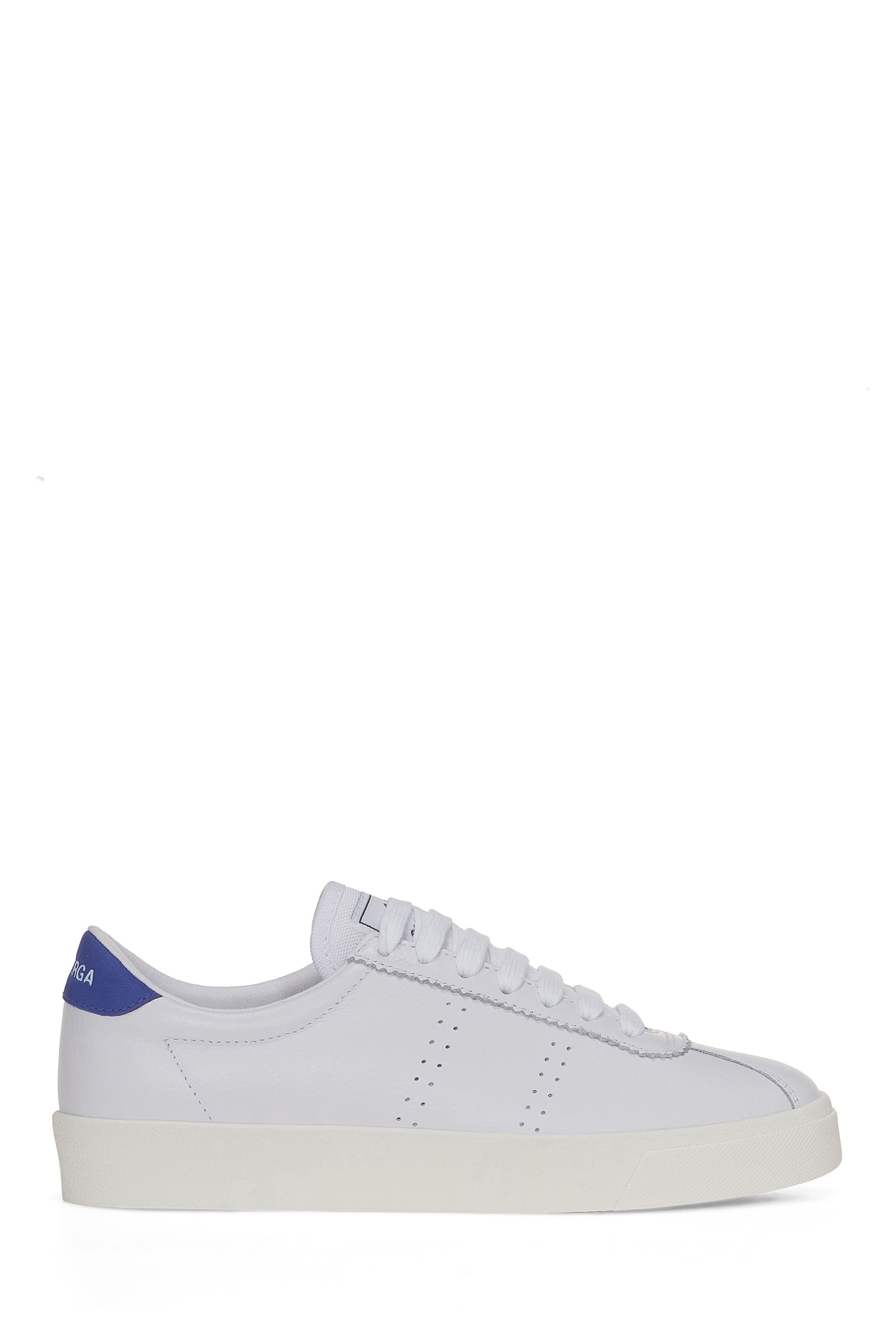 2843 Club S Comfort белые кожаные спортивные туфли Superga, белый