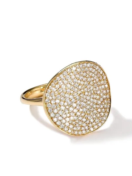 IPPOLITA кольцо Stardust Flower из желтого золота с бриллиантом