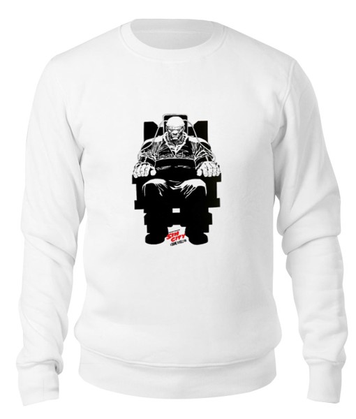 Свитшот унисекс Printio Sin city / город грехов белый XS