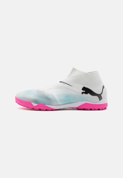 Бутсы с шипами Future 7 Match Laceless Tt Puma, цвет white/black7poison pink