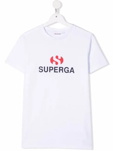 Superga Kids футболка с логотипом