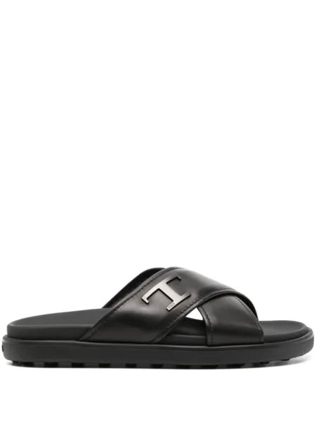 Tod's сандалии Timeless, черный