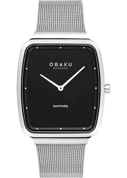 Fashion наручные  мужские часы Obaku V267GXCBMC. Коллекция Ultra Slim