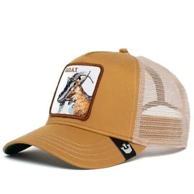 Шляпа Capra GOORIN BROS Animal Farm Trucker Hats Animals GO a. Т. Хаки Г