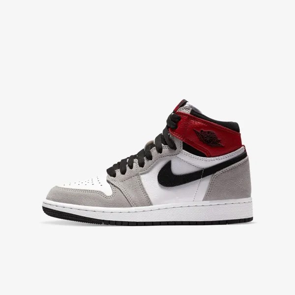 Кроссовки Nike Air Jordan 1 Retro High OG Light Smoke Grey GS 575441-126