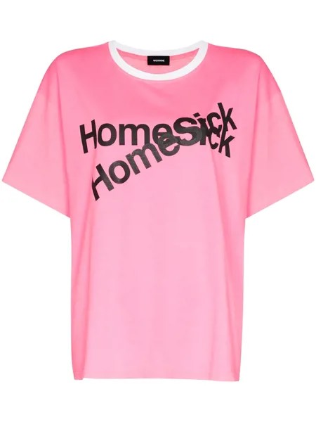 We11done футболка Homesick с круглым вырезом