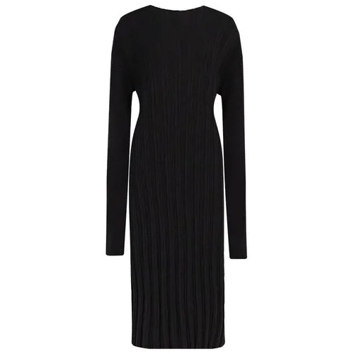Платье-лапша Tenax, повседневное, прилегающее, размер 44, черный