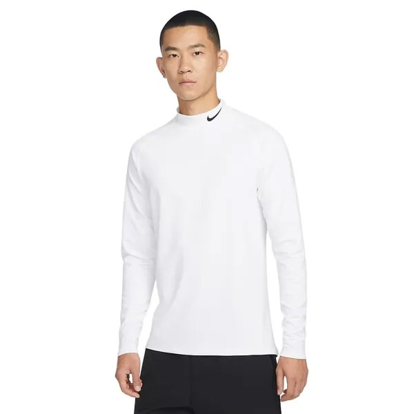 Лонгслив Nike Pro Turtleneck Training, белый/черный