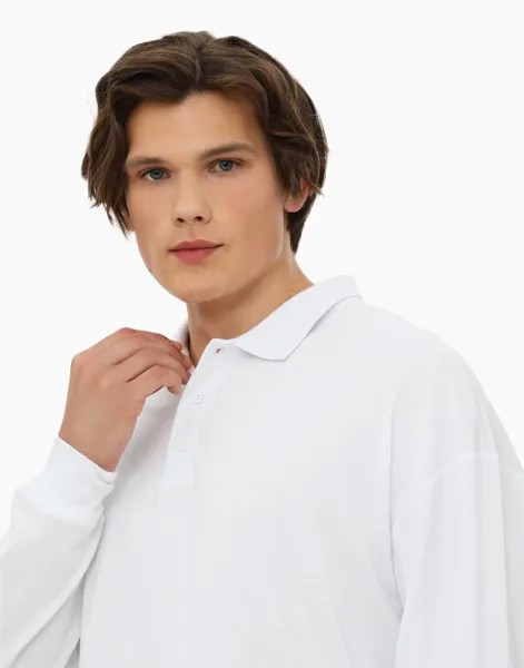 Лонгслив мужской Gloria Jeans BKT012668 белый L