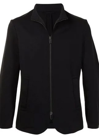 Emporio Armani пиджак строгого кроя на молнии
