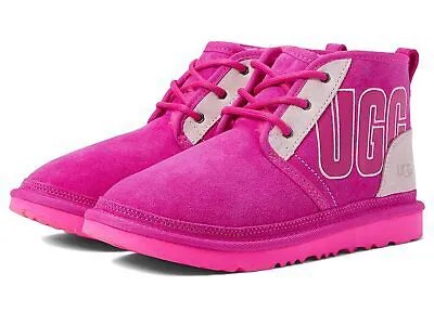 Сапоги для девочек UGG Kids Neumel Graphic Outline (Little Kid/Big Kid)