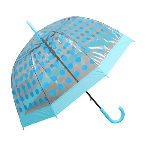 Зонт - трость полуавтоматический «Горох», 8 спиц, R = 41 см, цвет микс