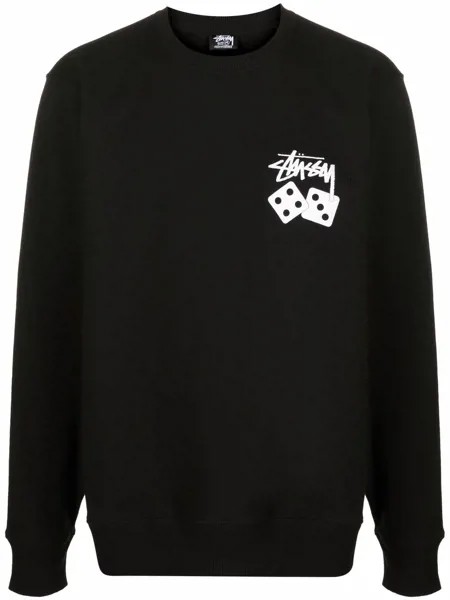 Stussy толстовка с логотипом