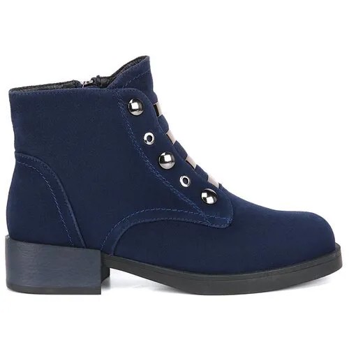 Женские зимние ботинки на низком каблуке Westfalika, синий, Размер 37
