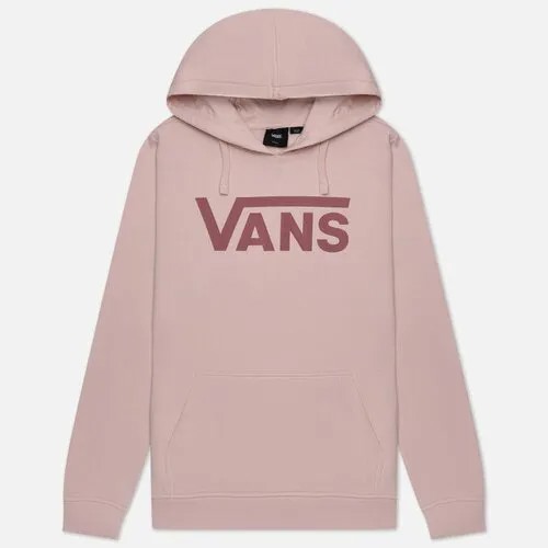 Толстовка VANS, силуэт прямой, карманы, размер S, розовый