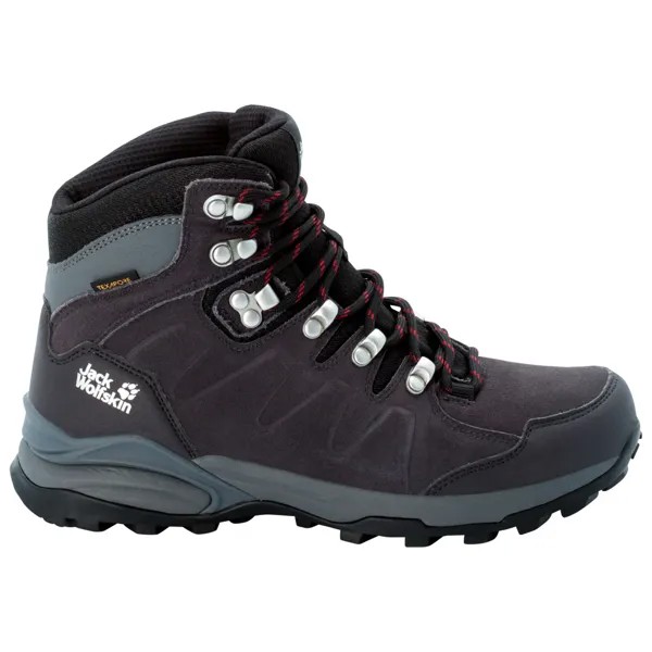 Ботинки для прогулки Jack Wolfskin Women's Refugio Texapore Mid, цвет Dark Steel/Purple