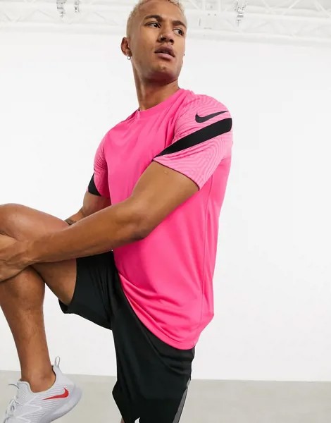 Розовая футболка Nike Football-Розовый