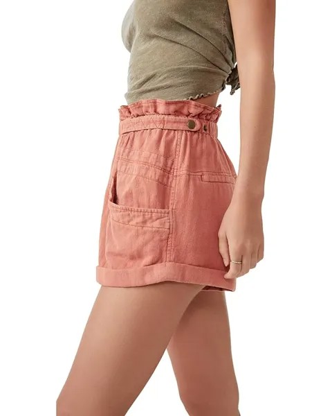 Шорты Free People Topanga Cuff Shorts, цвет Spice Route