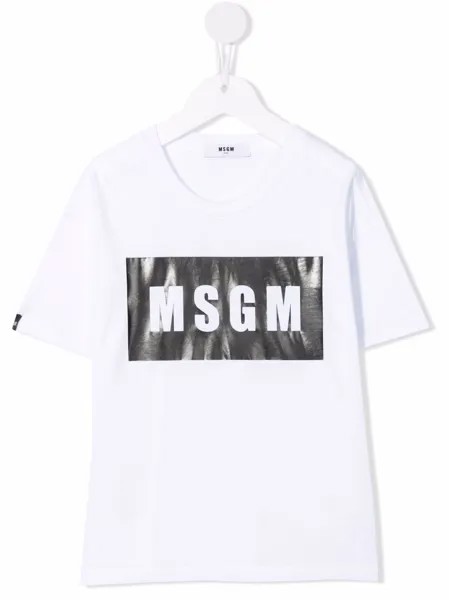 MSGM Kids футболка с логотипом