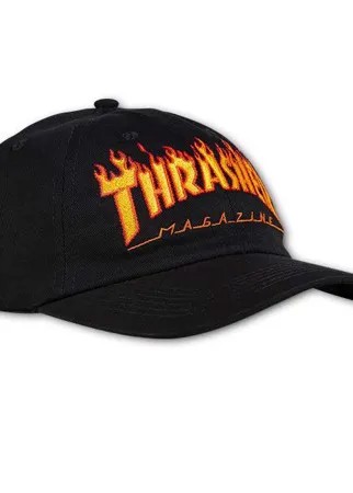 Кепка THRASHER Flame Old Timer Hat Black