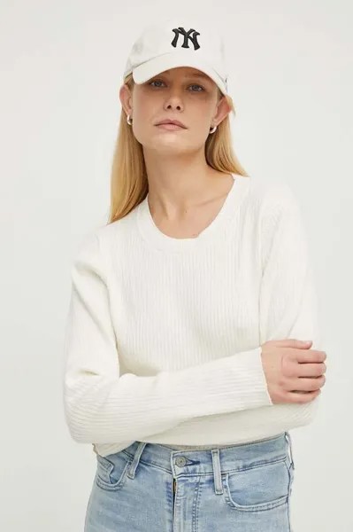 Свитер из смесовой шерсти G-Star Raw, бежевый